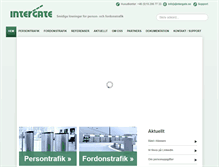 Tablet Screenshot of intergate.se